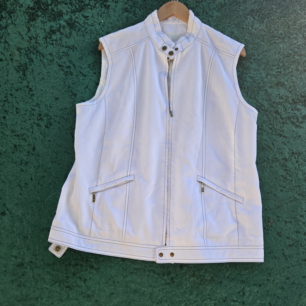Basler Cream Women's Vest with Zip Pockets